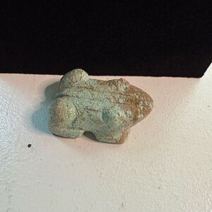 Turquoise Stone Frog Figurine